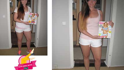 Projekt Schlanke Beine 2015: Chrisine (30) aus Neuendorf