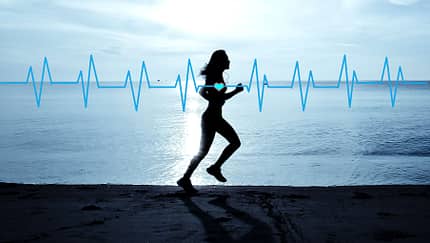 Asia,Beautiful,Woman,In,Sport,Ware,Exercising,And,Running,On