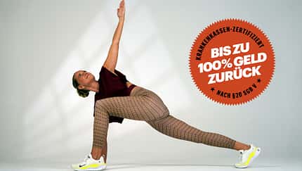 Frau bei einer Fitnessübung