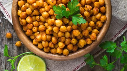 Pflanzliche Lebensmittel mit Vitamin B6: Kichererbsen