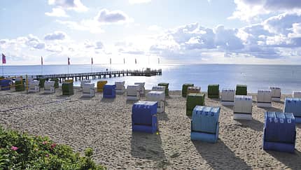 Strand an der Nordsee: Wyk auf Föhr