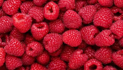 Fresh and sweet raspberries background Fresh and sweet raspberries background