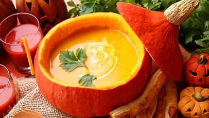 Kürbis-Kartoffel-Suppe