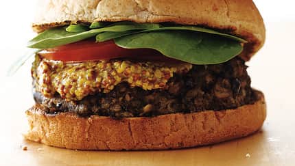 Bohnen-Haferflocken-Burger