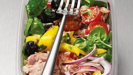 Spinat-Tunfisch-Salat