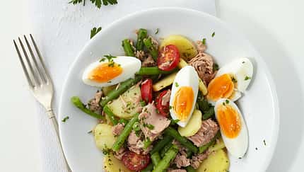 Thunfisch-Kartoffel-Salat mit Ei