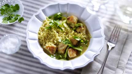 Chicken-Curry mit Couscous