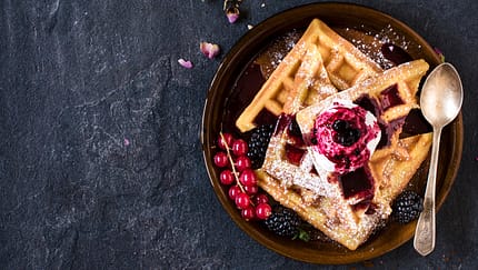 Haferflocken-Waffeln