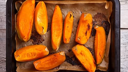 Gebackener Kürbis Gebackener Kürbis