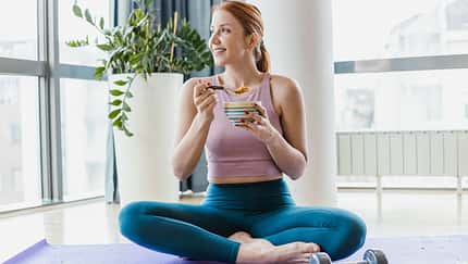 Snacks für Frauen nach nem Training
