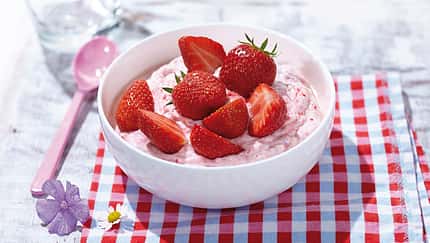 Erdbeer Frozen Yoghurt Erdbeer Frozen Yoghurt