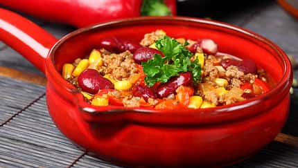 Chili con Carne mit Reis