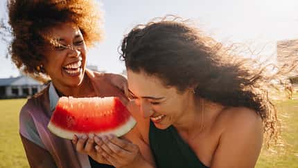 Wassermelone essen gesund Wassermelone essen gesund