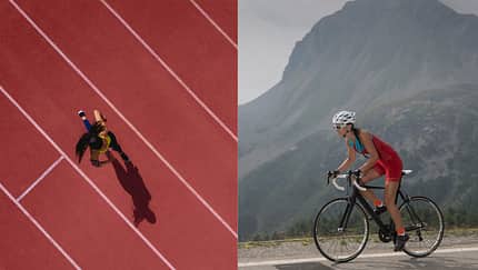 Radfahren vs. Laufen Radfahren vs. Laufen