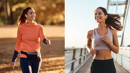 Joggen vs. zügiges Gehen Joggen vs. zügiges Gehen