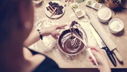 Kochen und backen mit Schokolade