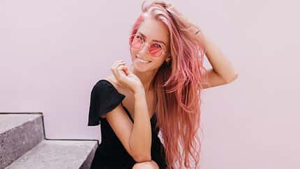 Bunte Haare färben