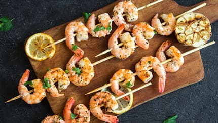 Gegrillte Garnelen schmecken einfach himmlich