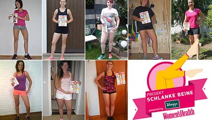 Projekt Schlanke Beine 2015: Der Vorher-Nachher-Vergleich