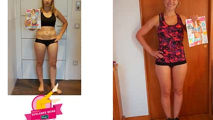 Projekt Schlanke Beine 2015: Andrea (26) aus Wallern an der Trattnach