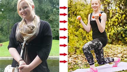 vorher nachher: Jennifer hat 20 Kilo abgenommen