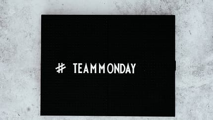 Na, gehörst du auch zum #teammonday?