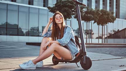 E Scooter fahren