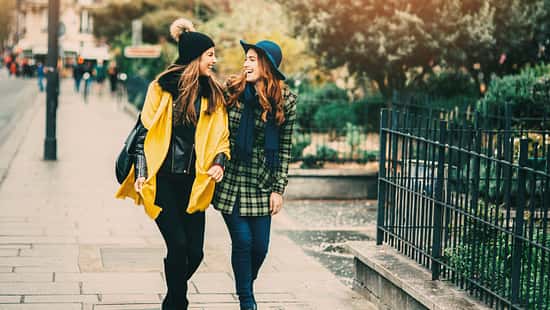 Women taking a walk