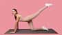 Body,Shaping,Workout.,Smiling,Fit,Young,Woman,In,Sportswear,Doing