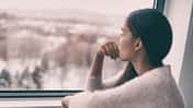Sad,Pensive,Woman,At,Home,Winter,Depression,-,Seasonal,Affective
