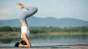 Frau macht Yoga Frau macht Yoga