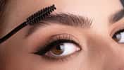 Close,Up,Eyebrows,With,Eyebrow,Brush.,Care,For,Brows,,Eyebrows