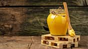 Ghee,Oil.,Ghee,Or,Clarified,Butter,In,Jar,On,A