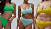 3 Frauen im Bikini mit verschiedenen Figuren