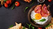 Bio-Bacon und Eier sind gesunde Fettlieferanten