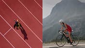 Radfahren vs. Laufen