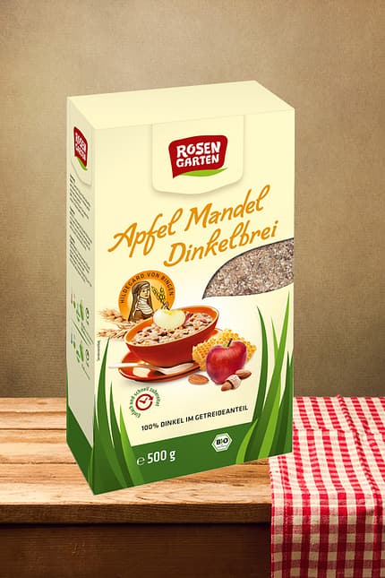 Apfel-Mandel-Dinkelbrei von Rosengarten