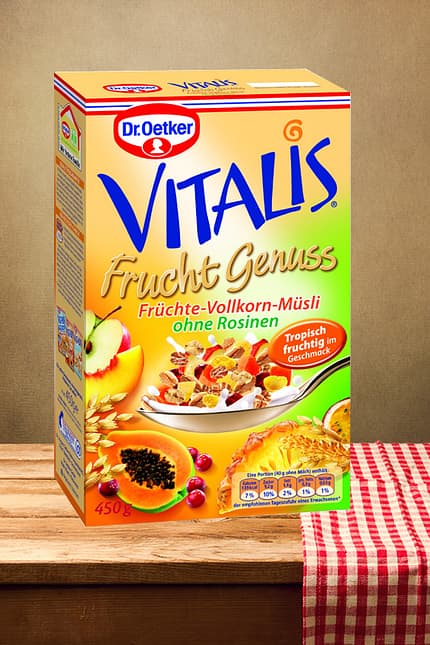 Vitalis Früchte-Vollkorn-Müsli von Dr. Oetker