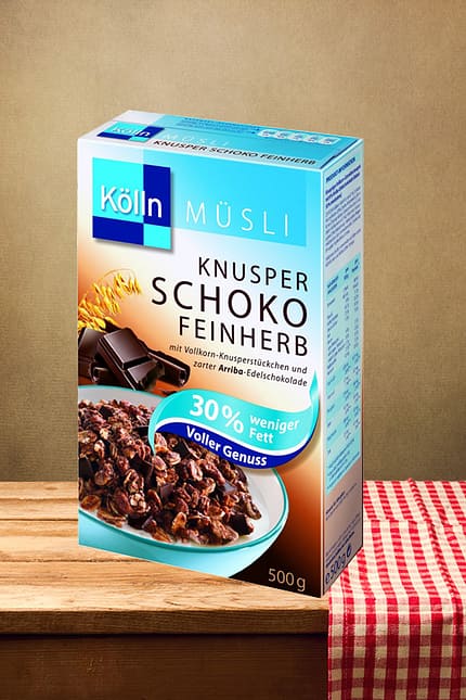 "Knusper Schoko Feinherb" von Kölln 