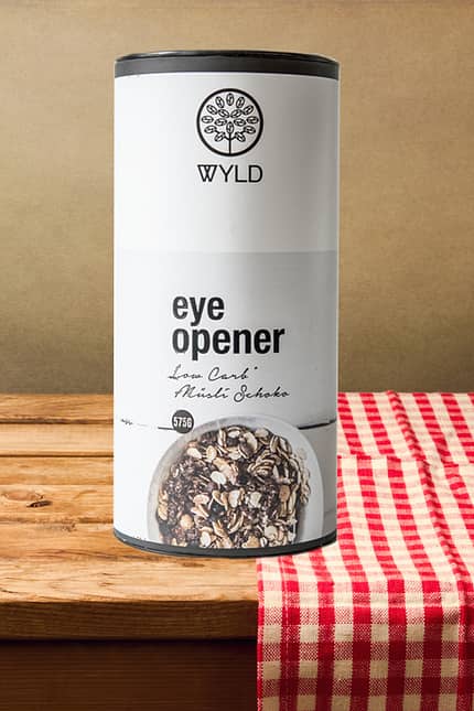 Low Carb Müsli Schoko "eye opener" von WYLD