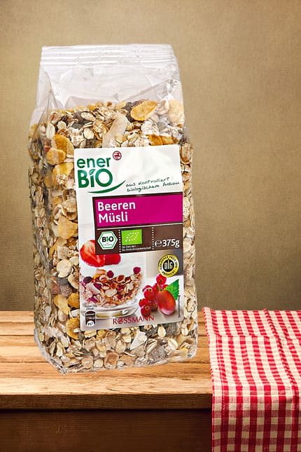 Beeren-Müsli von ener BIO