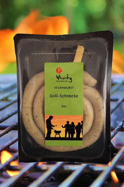 Veganwurst "Grillschnecke" von Wheaty