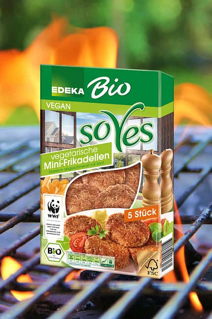 Mini-Frikadellen von Edeka Bio SoYes