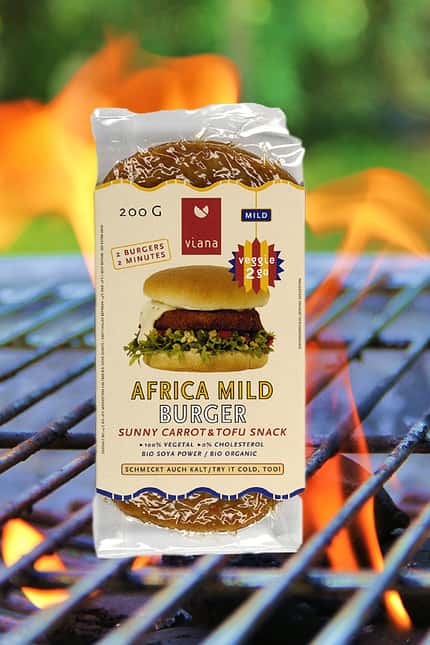 Veggie 2 Go Africa Mild Burger von Viana
