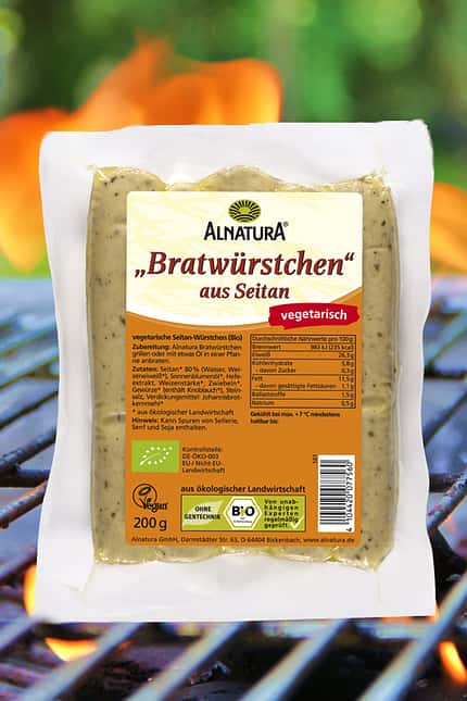 Bratwürstchen aus Seitan 