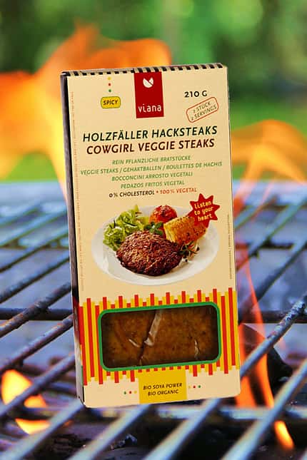 Holzfäller Hacksteaks "Cowgirl Veggie Steaks"